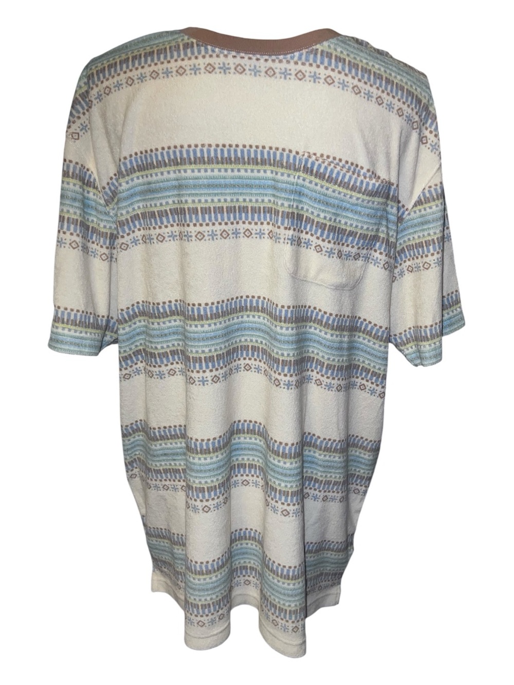 Howler Bros men’s terry cloth pull over shirt with pocket vintage vibes Size XL